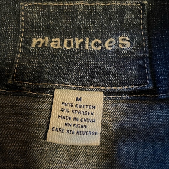 From Marices crop blue Jean jacket - Picture 3 of 4